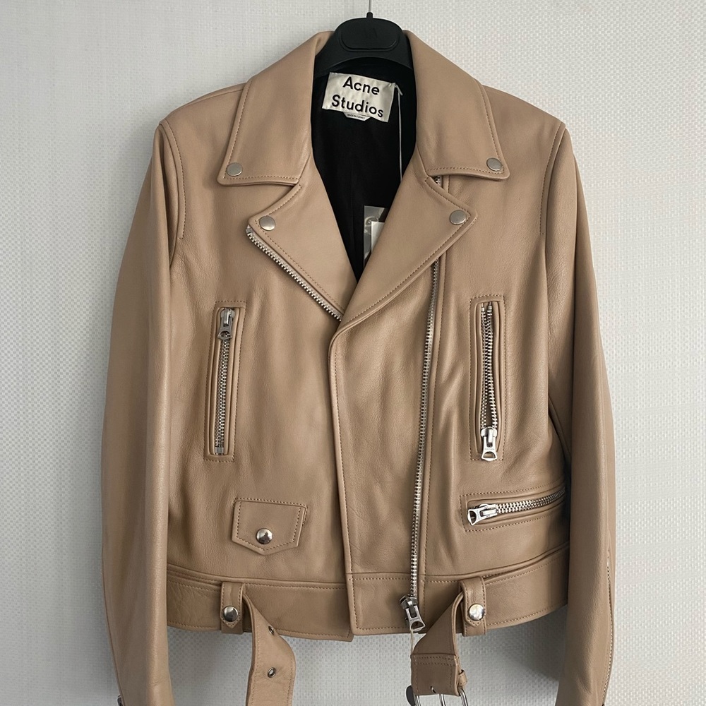 ACNE leather jacket with tags